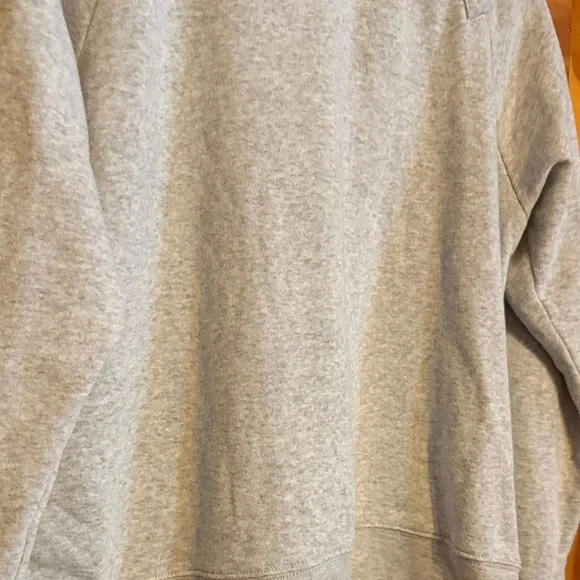 J.Crew wide collar, pullover sweatshirt with button detail in cloudspun fleece - Picture 5 of 9